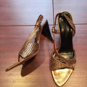 Georgina Goodman leather slingback sandals